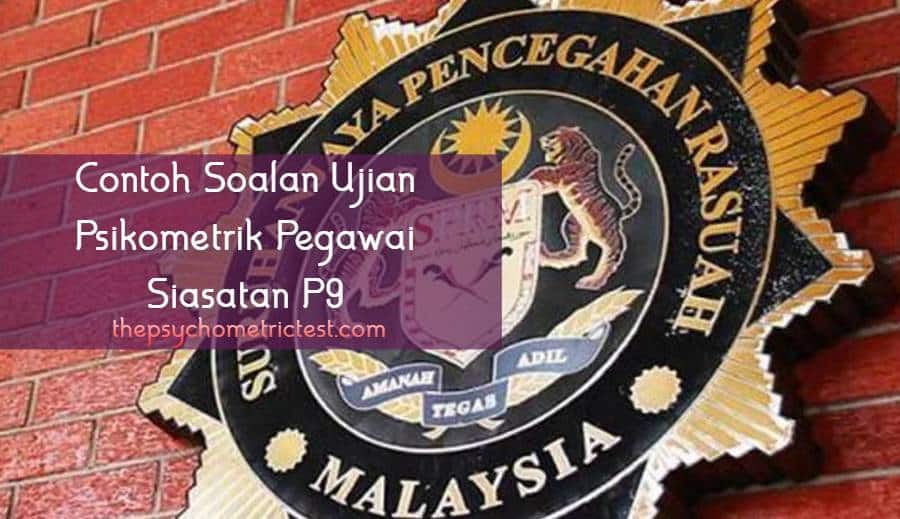 contoh soalan ujian psikometrik pegawai siasatan p9