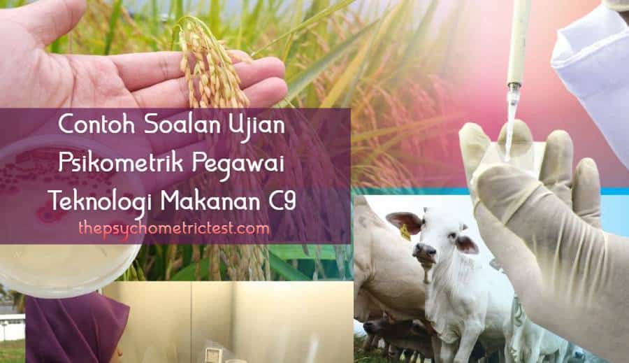 contoh soalan ujian psikometrik pegawai teknologi makanan c9